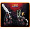 Konix Naruto Shippuden Tappetino per mouse gaming da 32 x 27 cm - Base antiscivolo in gomma - Design Akatsuki