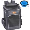 Morpilot Zaino per Cani e Gatti 7kg, Trasportino per Cani Taglia Piccola con Cinturino di Sicurezza Interno, Zaino Gatto per Viaggo e Campeggio Portatile Zaino Cane