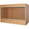 Lucky Reptile Furni-Tarrium, Colore: faggio, Dimensioni: 80 x 50 x 50 cm