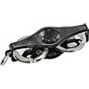 Meinl Percussion Keychain Tambourine Gadget - Mini Strumento Musicale con Portachiavi - Plastica ABS, Black (KRT-BK)