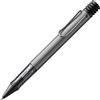 Lamy AL-star graphite - Penna a sfera con impugnatura trasparente ed ergonomica e larghezza di tratto M - corpo in alluminio leggero - ricambio di grande capacità M 16 in nero incluso