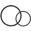 Garmin Anelli in gomma per staffa reggisella di Garmin Varia, Accessorio Originale Garmin