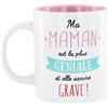 CMP IBERICA Dites le avec des Mots Tazza Mamma in Ceramica Idea Regalo Rosa | Ceramica, tazza mamma, messaggio tenero, idea regalo, lavabile in lavastoviglie, capacità generosa, festa della mamma, rosa