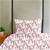 Ruggeri - Set lenzuola Singolo - Made in Italy - 100% Puro Cotone - Collezione Flower Mon Amour (Sinfonia)
