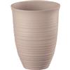 Guzzini - Tierra, Bicchiere Alto in Plastica Riciclata - Grigio Tortora, Ø 9,8xh12,4 cm, 520cc - 179500158