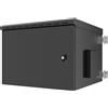 lanview LOGON RWMIP55W07U60B rack 7U Da parete Nero (19 7U IP55 Wall mount - Cabinet 600
