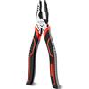 HAUTMEC Pinze Linesman 9 pollici, pinze combinate ad alta leva multifunzione utensili per guardalinee resistenti HT0271-PL