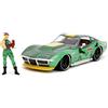 Jada - Street Fighter II, Cammy Chevrolet 1969 Corvette, Scala 1:24, Metallo, Rotelle, Apertura delle porte e Figura di Cammy (253255061)