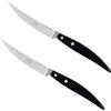 COLTELLERIE BERTI POLICROMIA COLTELLO DA TAVOLA MANICO IN METACRILATO NERO CONFEZIONE 2 PZ 20/8066
