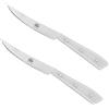 COLTELLERIE BERTI COMPENDIO COLTELLO DA TAVOLA FORGIATO MANICO IN METACRILATO GHIACCIO CONF. 2 PZ 20/8350