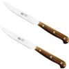 COLTELLERIE BERTI 2012 COLTELLO DA TAVOLA FORGIATO MANICO IN CORNOTECH CONFEZIONE 2 PZ 20/684