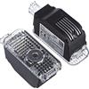 Audi 4G0052133G - Luci originali a LED per Audi, Illuminazione sotto la portiera proiettano gli anelli Audi (logo di Audi), Set di 2