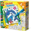 SES Creative 14690 - Pennarelli colorati con impugnatura triangolare, colori assortiti