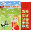 Little Frog Toys Steve e Maggie Libro Sonoro Animali della Fattoria, 10 Pulsanti con Canzoni per Bambini, Libro Educativo Interattivo per 3+ Anni