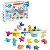 PLAYMOBIL Colorful Bath Fun Advent Calendar Set da gioco con statuine, JUNIOR & Tinti Bagno colorato