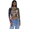 Desigual TS_Dragon_Lacroix, 5028 Azul Plomo, XL