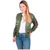 Alpha Industries MA-1 VF 59 Giacca da donna con bomber, donna Black