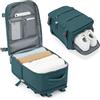 BJLFS Zaino Ryanair 40x30x20 Sottovuoto con pompa Zaino da Viaggio aereo Cabina 40x30x20 Impermeabile Bagaglio a Mano Wizzair Sottovuoto Borse da Cabina per Easyjet 45x36x20 Zaino Airback Donna