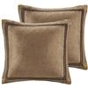 Woolrich John Rich & Bros. Woolrich 26 da 66 cm Hadley Plaid Sham, Euro, Corteccia