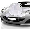 30 Fiocchi Bianchi In Raso Per Decorazione Auto - Nastro Per Antenna E Specchietti - Per Matrimoni E Regali - 19x12 Cm