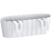 Prosperplast Vaso Fioriera Con Ganci Diversi Colori (Bianco)