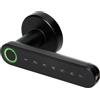 ORNO ZS-853 - Serratura collegata con tastiera tattile e biometrica, lettore di impronte digitali, Bluetooth 4.0 (nero)
