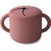 Mushie | Contenitore Porta Cibo | Prova di Perdite | contenitore merenda scuola | Porta pranzo | Accessori per Bambini Sicuri e di Alta Qualità | Sicuro e Igienico | Woodchuck