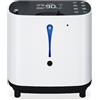 Xandoril Concentratore di ossigeno portatile, dispositivo di ossigeno per casa, 90%, concentrazione regolabile da 1 a 6 l/min, dispositivo di ossigeno, concentratore di ossigeno, portatile, telecomando, casa e