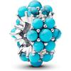 Pandora Moments 793897C02 - Ciondolo in argento sterling con zirconi, colore: turchese, 11,5x10,7x7,3 mm, Argento sterling, Zirconia cubica