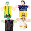 ColorBaby Cucu Show Set Burattini Biancaneve, 4 Pupazzi Personaggi da 25 cm, Materiali Morbidi e sicuri, Giocattoli per Bambini, per Giocare in Gruppo o trascorrere del Tempo in Famiglia (39168)