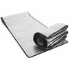 QWORK® Alu Isomatte Schaummatten 100 x 200cm, 3mm spessore e comoda materassino isolante per campeggio e attività all'aperto