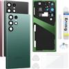 Enkeig Vetro Posteriore per Samsung Galaxy S22 Ultra 5G S908, Verde