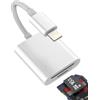 HOYULLI Adattatore Scheda SD Per IPhone 14(2in1)Lettore Micro SD Cavo Reader Card Fotografica Per Apple MFI Certified Memoria Chiavetta Esterna Porta Connettore Fotocamera TF Carte Lector Per iPad Trasferire
