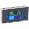 DollaTek Misuratore di capacità della batteria 10-100V Livello batteria programmabile Misuratore della temperatura Misuratore Display LCD Indicatore percentuale