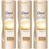 Dove 3x Dove selbstbräunende und pflegende Bodylotion für helle normale Haut je 250ml