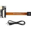 ACOLY Modulo telecamera autofocus USB da 5 MP con grandangolo da 180°, UVC Plug-and-Plug-and-Play per Linux e PC