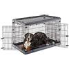 Ferplast Gabbia Cane in Metallo Gabbia Pieghevole per Cani Molto Grandi SUPERIOR 120 Recinto in metallo, con Separatore, Doppia serratura, 118 x 77 x h 82,5 cm.