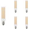 Linqzxz Lampadina LED per Cappa E14 12W (Equivalente a 100W Alogena),1200LM Caldo (3000K),AC 110-240V,Non Regolabile Attacco Edison Piccolo SES per Frigorifero/Cappa/Illuminazione Domestica,Confezione da 5