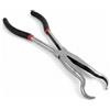 QWORK® Pinza a becco lungo, Pinza A Becco Curvo, con punta ad anello, Per Candele Di Accensione, 280 mm