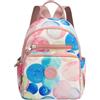 YANAIER Zaino per donne ragazze moda mini zaino borsa leggero casual zaino da viaggio piccolo zaino adolescenti bolle colorate