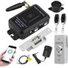ReaIOKbii Kit di controllo accessi per porte WiFi Tuya Sistema di sicurezza domestica Apriporta senza fili Telecomando Sblocco con serratura elettrica NC Fail Safe