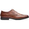 Clarks Howard Wing Mens Dark Tan Lea, 7