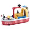 siku 5403, Nave portacontainer con accessori, Plastica, Vari colori, Con una benna e 2 container, Multifunzionale, Compatibile con modellini siku della stessa scala di grandezza