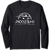 Pickleball Lifestyle Brand Pickleball Distressed Ball Design Maglia a Manica