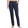 Schiesser Mix & Relax Jerseyhose Lang, Pantaloni Pigiama Donna, Blu (NachtBlau 804), 42 (Taglia Produttore: 036)