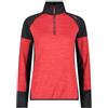CMP - Maglia da Donna in Pile Grid Tech, Corallo, 50