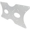 myWall My Wall HA4L - Adattatore per supporto a parete VESA, dimensioni 50/75 / 100 x 200/120 x 180/200 mm, colore: Argentato