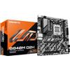 GIGABYTE B840M D2H Scheda madre - CPU AMD Ryzen 9000, VRM a 5+2+2 fasi, fino a 7600 MHz DDR5, 1xPCIe 4.0 + 1xPCIe 3.0 M.2, LAN 2.5GbE, USB 3.2 Gen 1