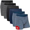 DANISH ENDURANCE Boxer Uomo Cotone Biologico 100%, Mutande Uomo Morbide e Traspiranti, Senza Etichetta, 3 o 6 Paia