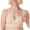 Bravado Designs BRAVADO! DESIGNS Reggiseno premaman e allattamento senza fili con scollo a V scollato | coppa B, C, D, DD/E, DDD/F, Bianco antico., M